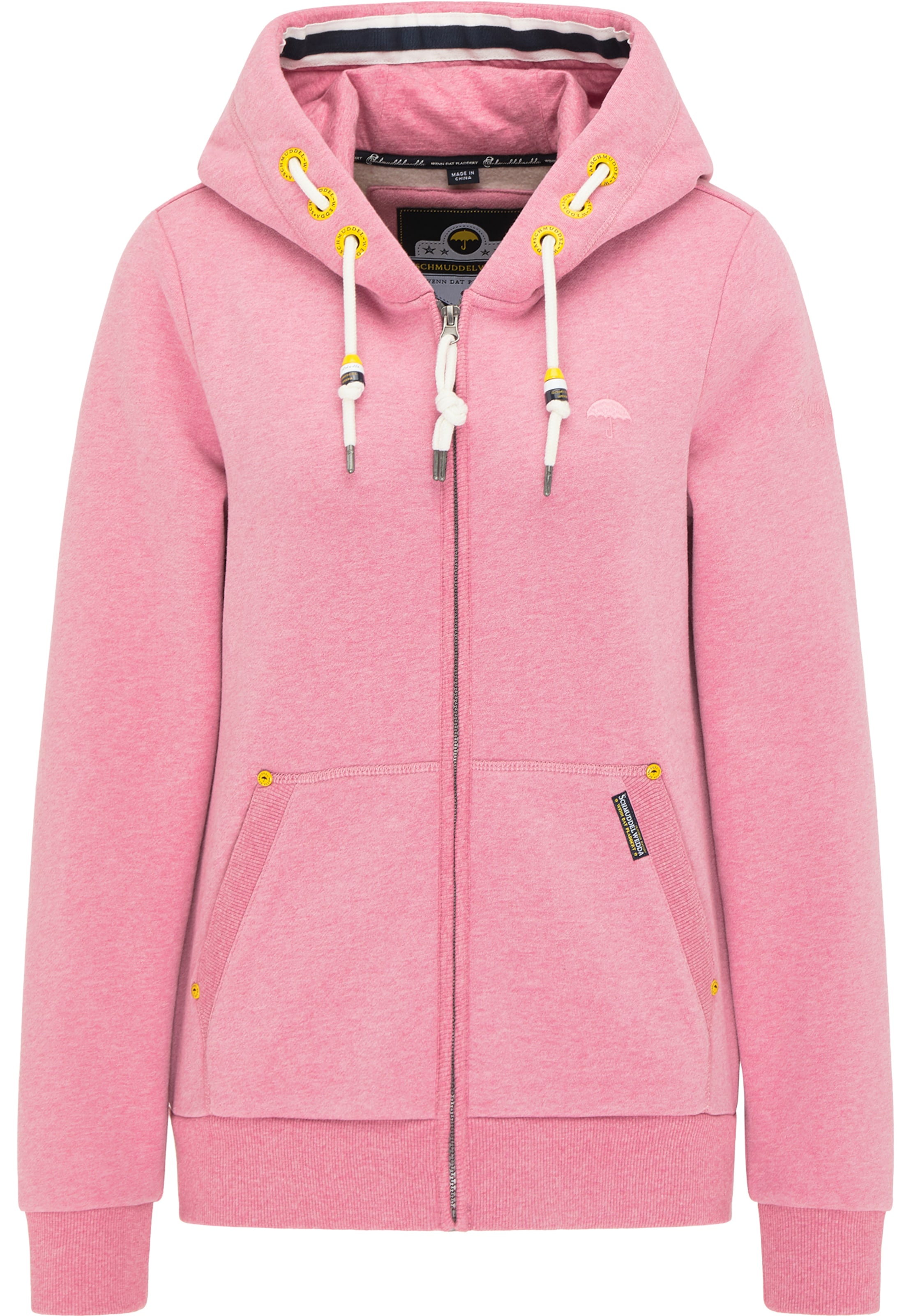 Schmuddelwedda sweatjacke rosa Clearance