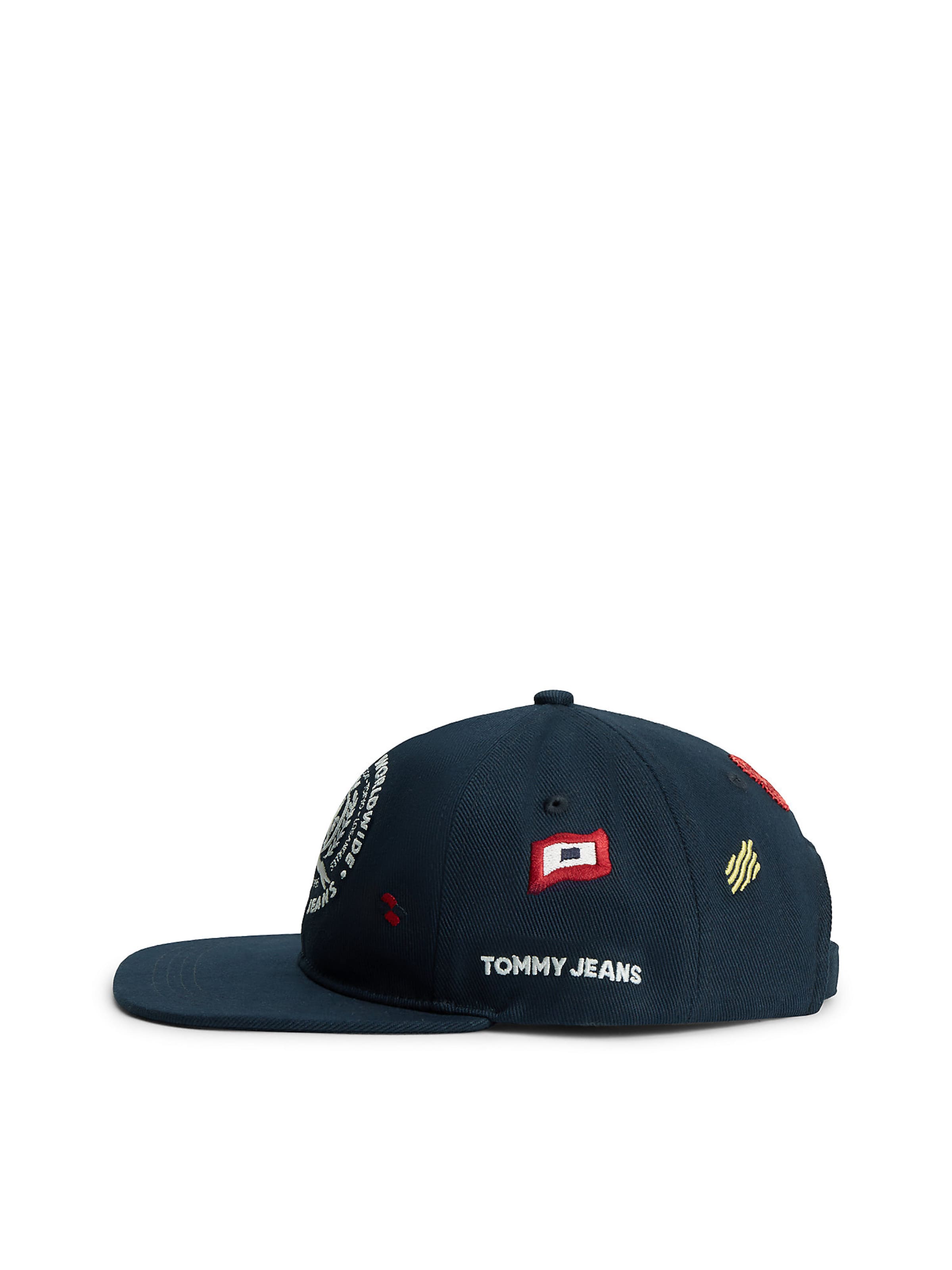 Tommy Jeans Pet in Blauw: voorkant