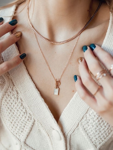 Hey Happiness Ketting 'Shell T-Bar' in Goud