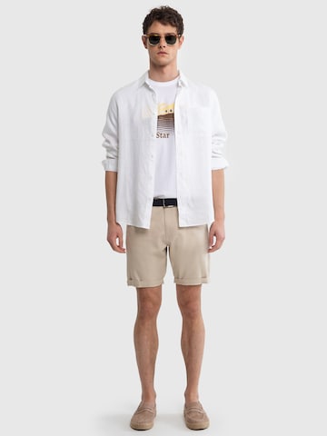 BIG STAR Regular Broek 'Aden' in Beige