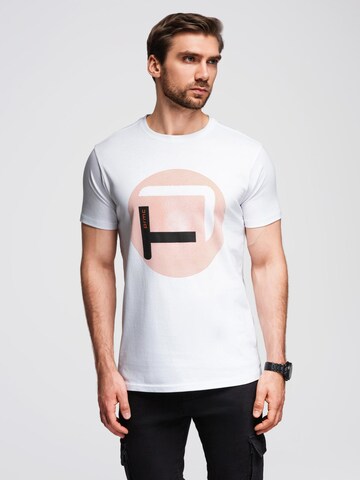 Ombre Shirt in Wit