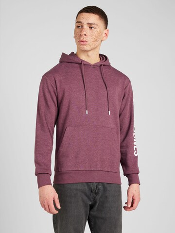 Felpa 'RUNNER' di JACK & JONES in rosso: frontale