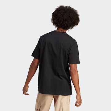 Tricou 'Adventure Mountain Front' de la ADIDAS ORIGINALS pe negru