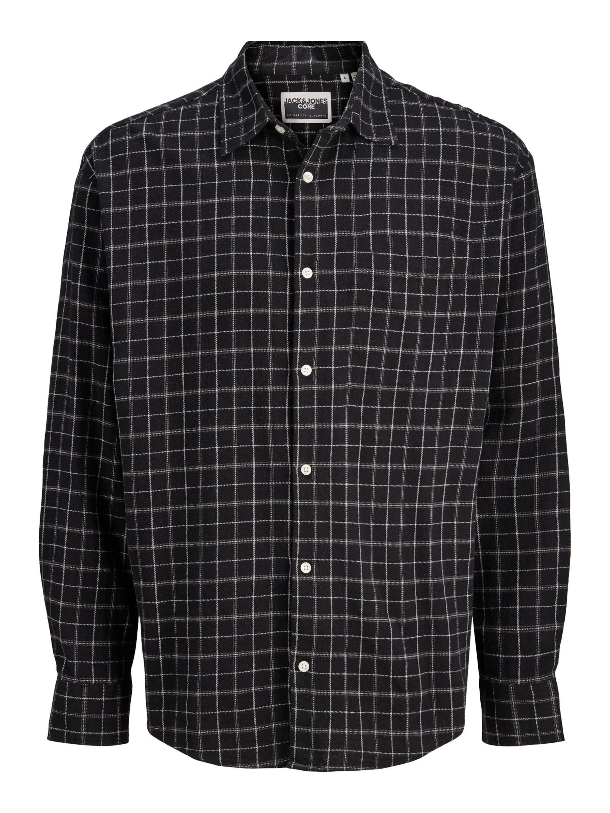 Jack & Jones Junior Regular Fit Skjorte i sort: forside