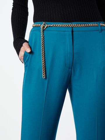 Regular Pantaloni cu dungă de la s.Oliver BLACK LABEL pe albastru