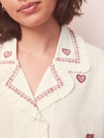 Next Kratke hlače za spanje | bela barva