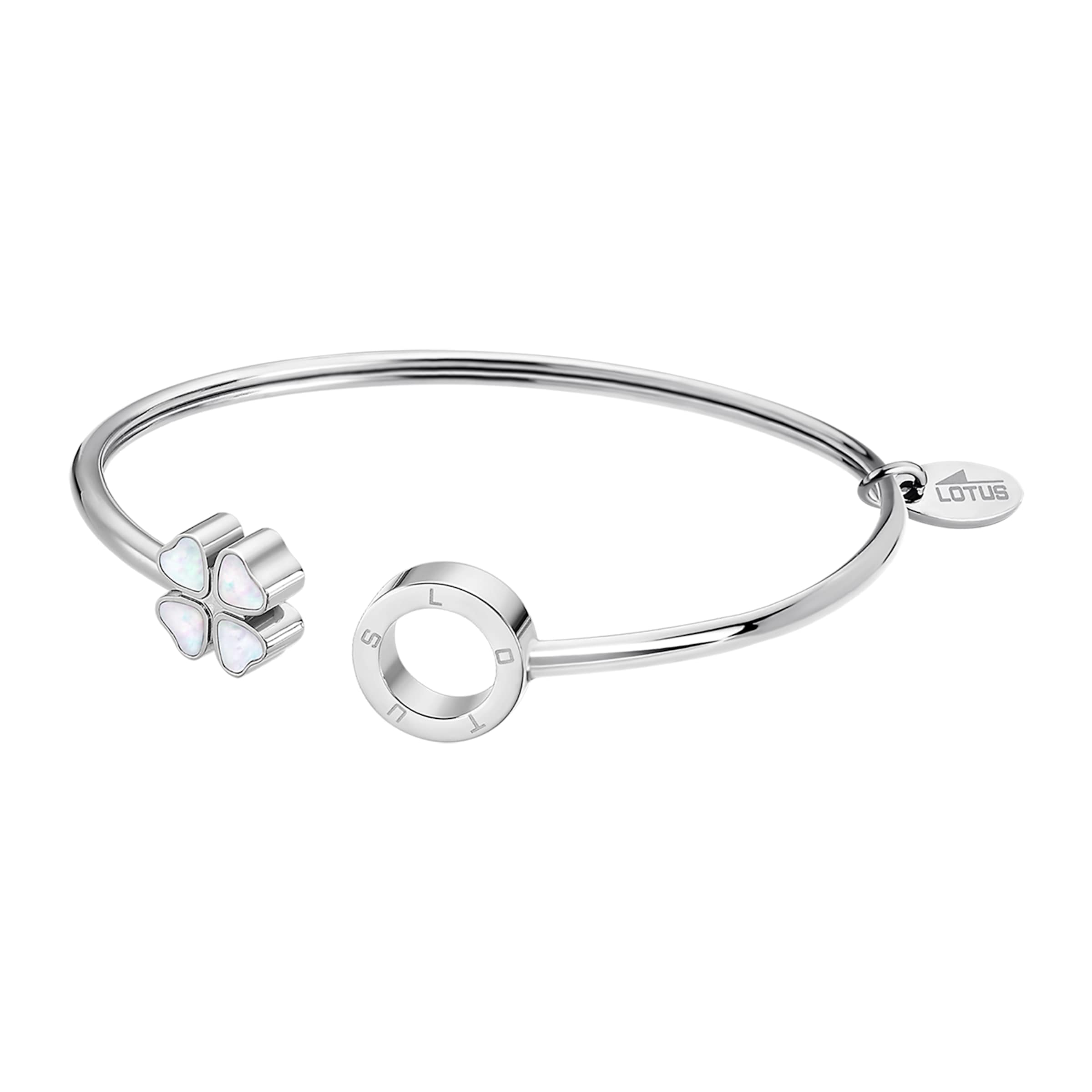 Lotus Armband in Silber: Vorderseite