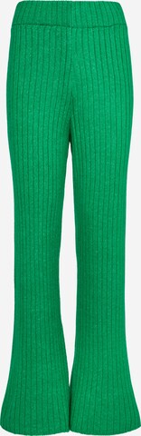 UNFOLLOWED x ABOUT YOU Flared Broek 'COMFY' in Groen: voorkant