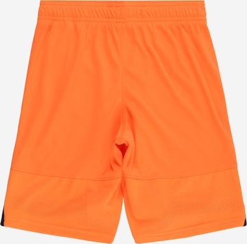 UNDER ARMOUR Regularen Športne hlače 'Stunt 3.0' | oranžna barva