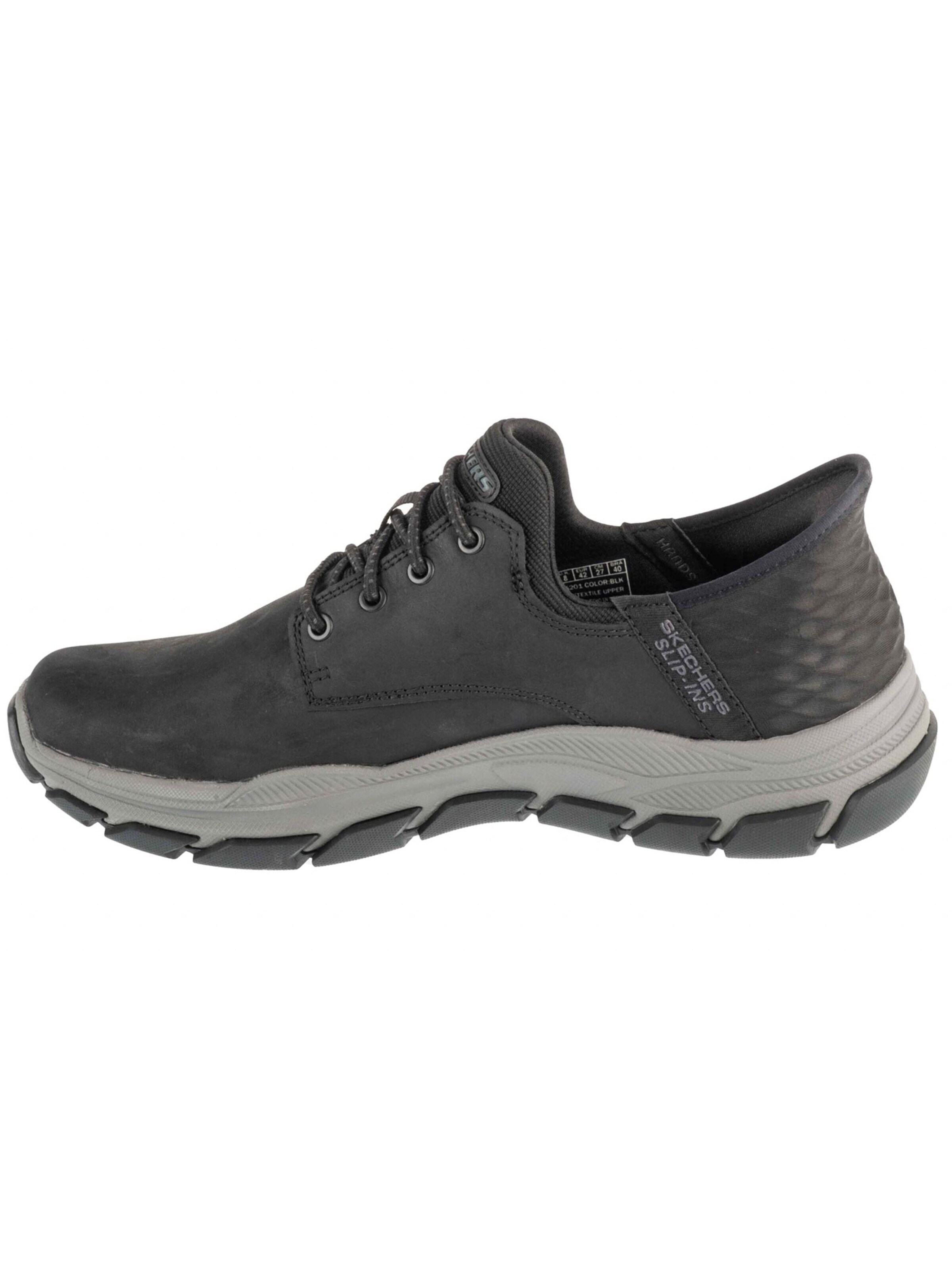 SKECHERS Sneakers laag 'Respected - Garrett' in Zwart: voorkant