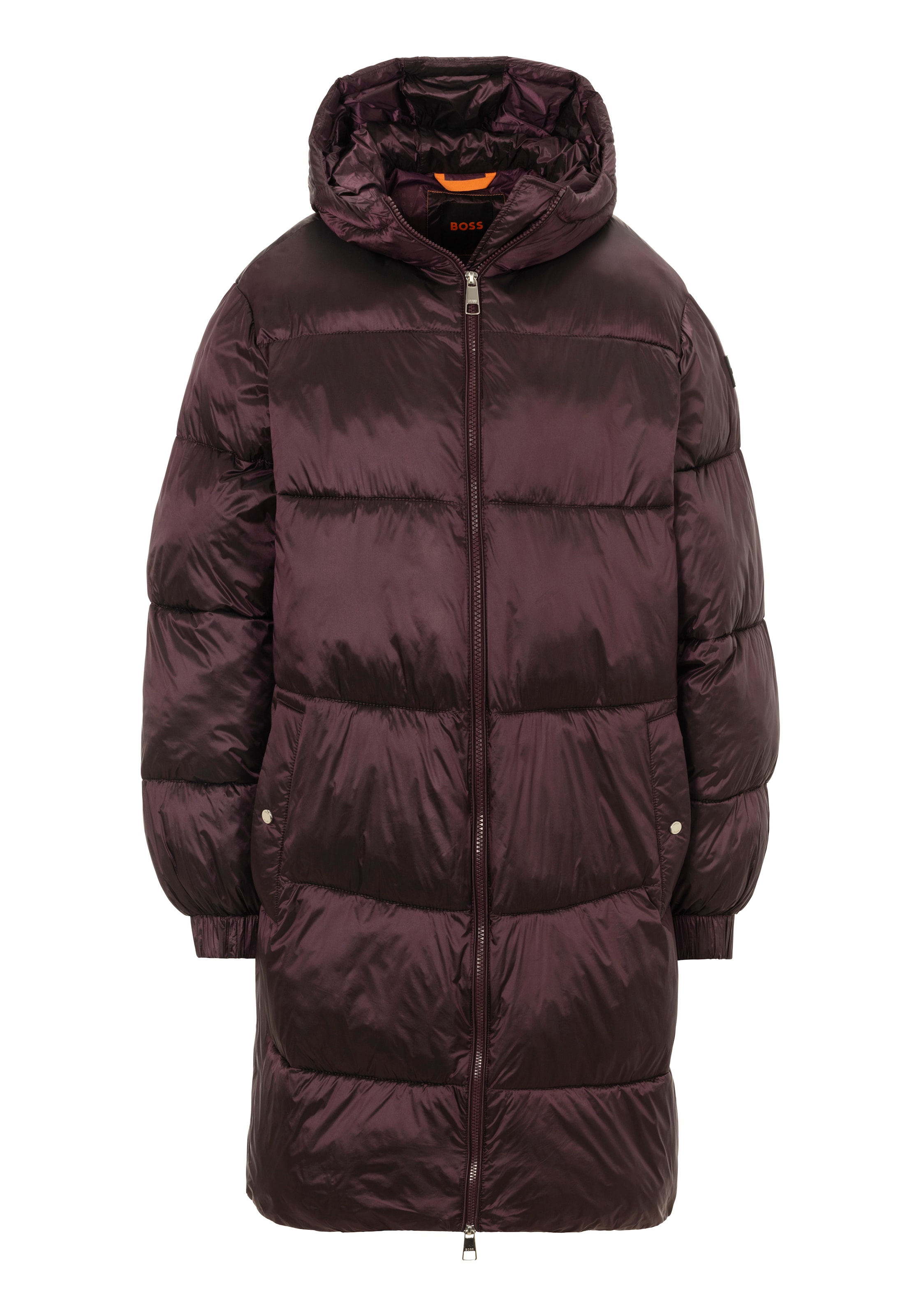 BOSS Winter Coat in mottled purple, Item view