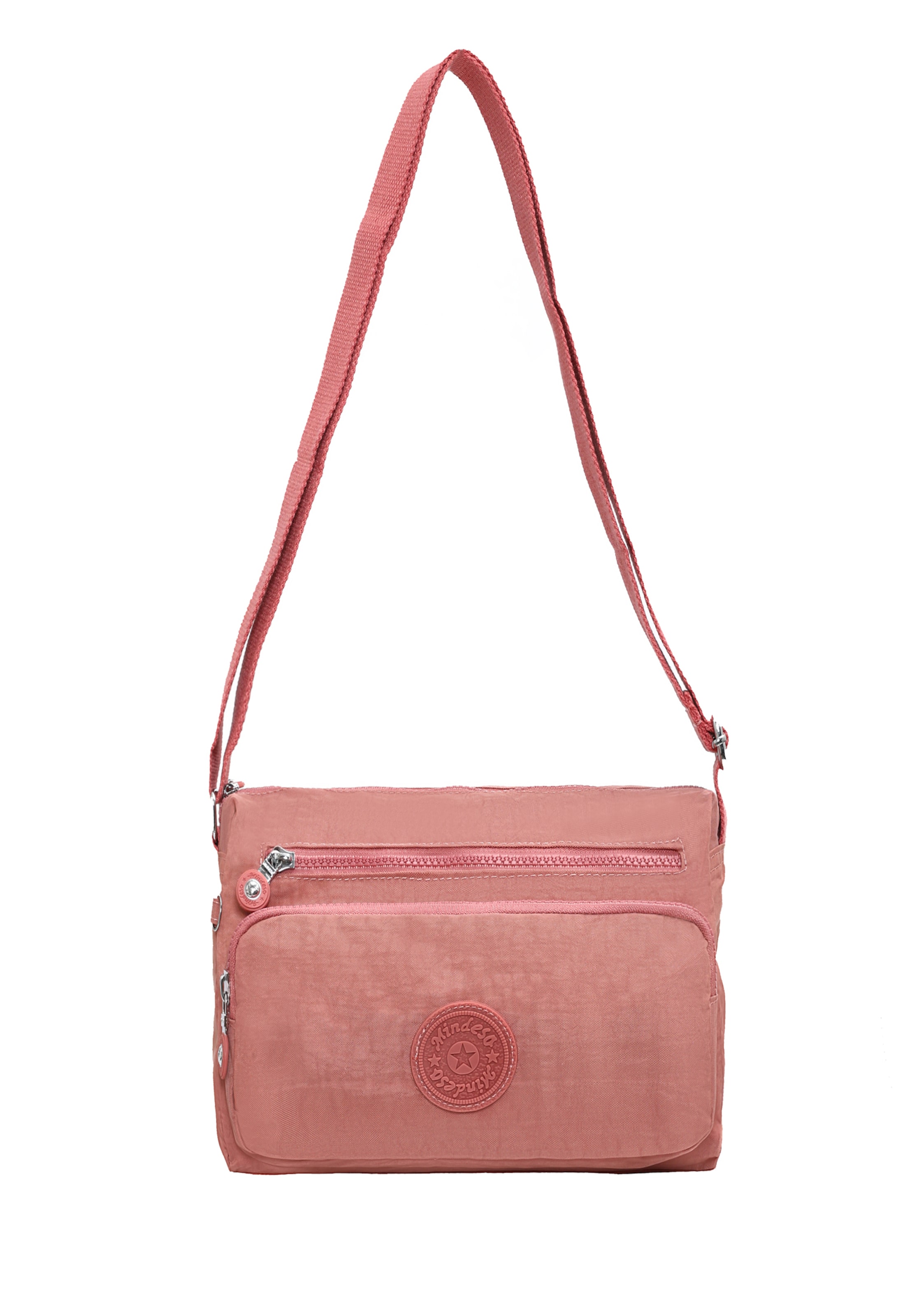 Mindesa - Mala de ombro em rosa: frente