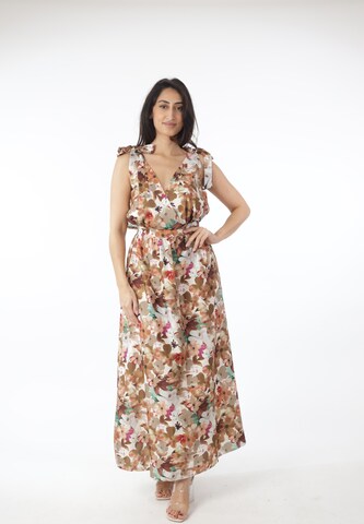 Elara Summer dress in Brown: front