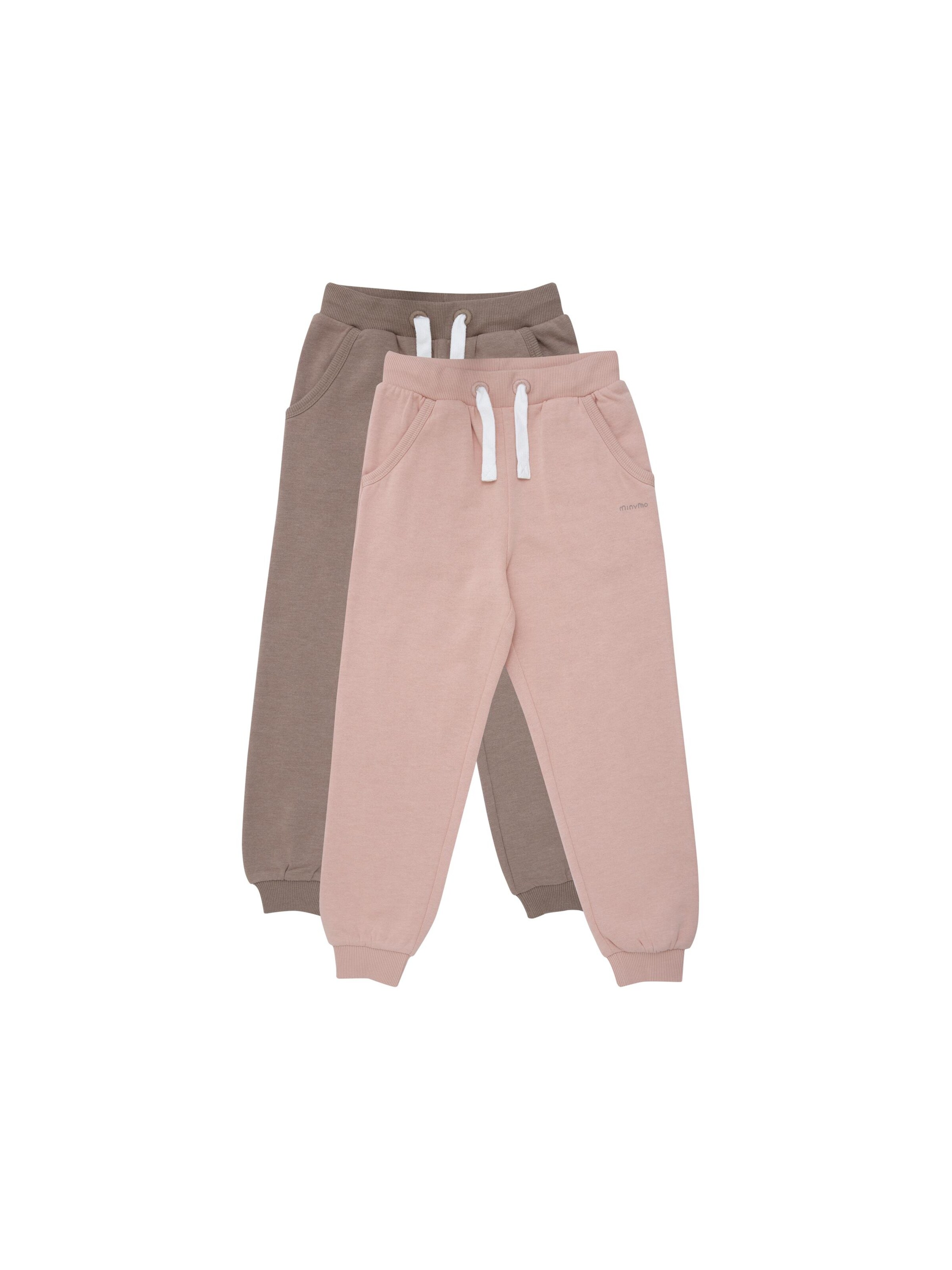 MINYMO Regular Sweathose ' MIGirls - Sweat pant (2-pack) in Braun: Vorderseite