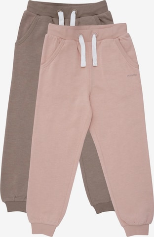 MINYMO Sweathose ' MIGirls - Sweat pant (2-pack) in Braun: Vorderseite