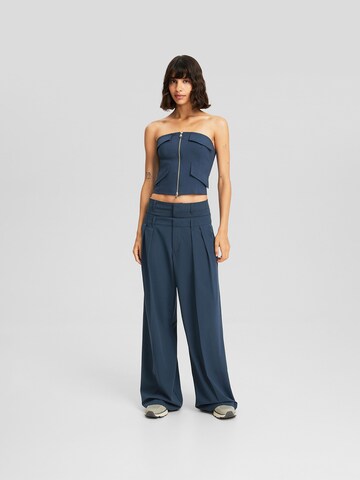 Bershka Top in Blauw