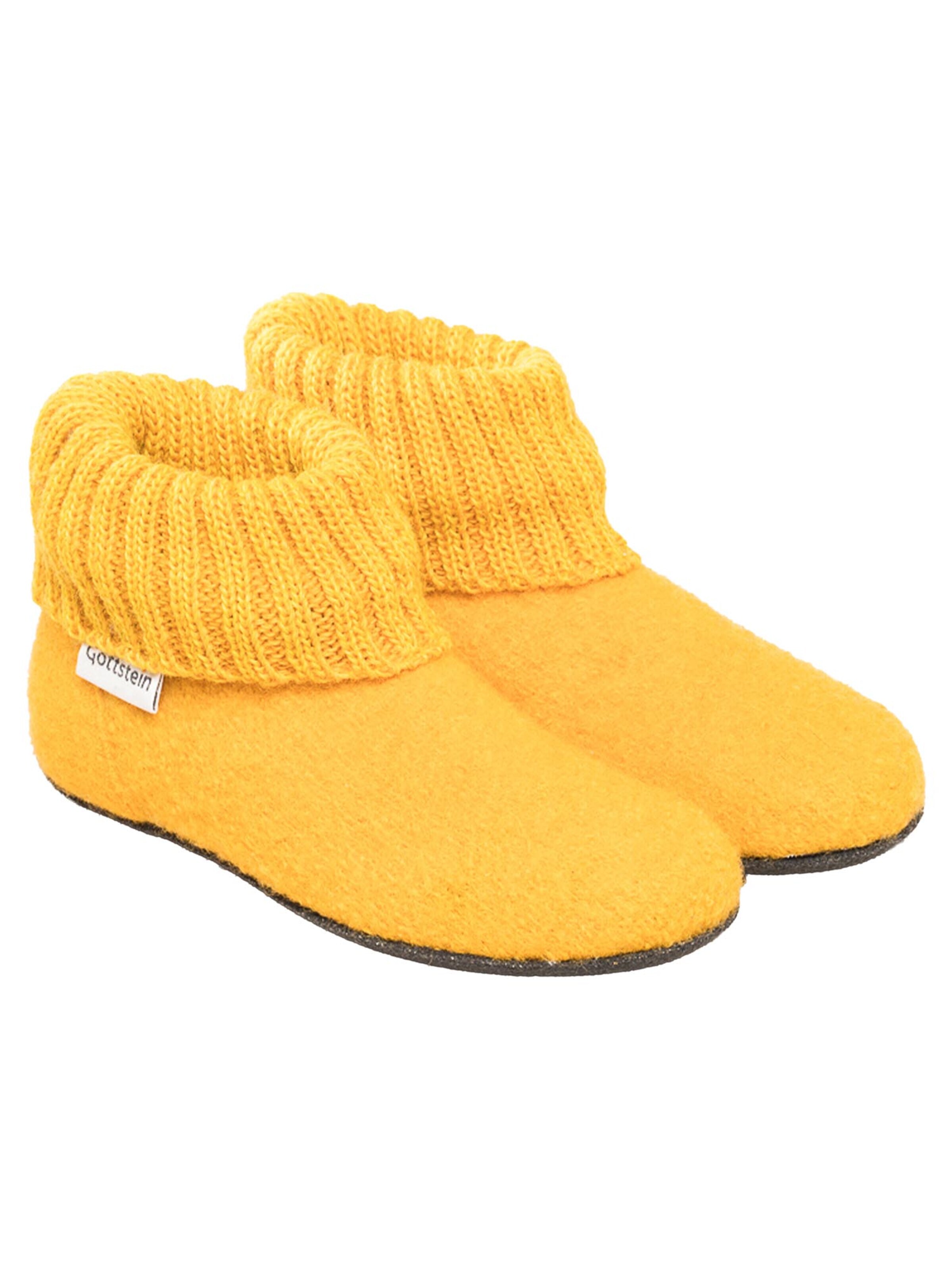 Gottstein Slipper 'Alpine Boot FE' in Yellow