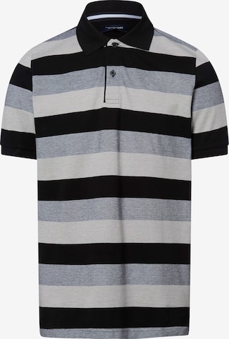Andrew James Poloshirt in Schwarz: Vorderseite