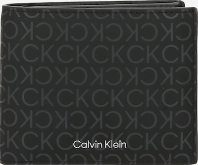 Calvin Klein Porte-monnaies en gris foncé / noir, Vue avec produit