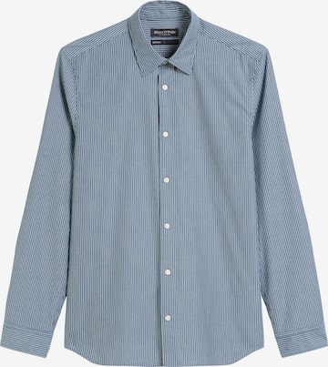 Marc O'Polo Regular Fit Hemd in Blau: Vorderseite