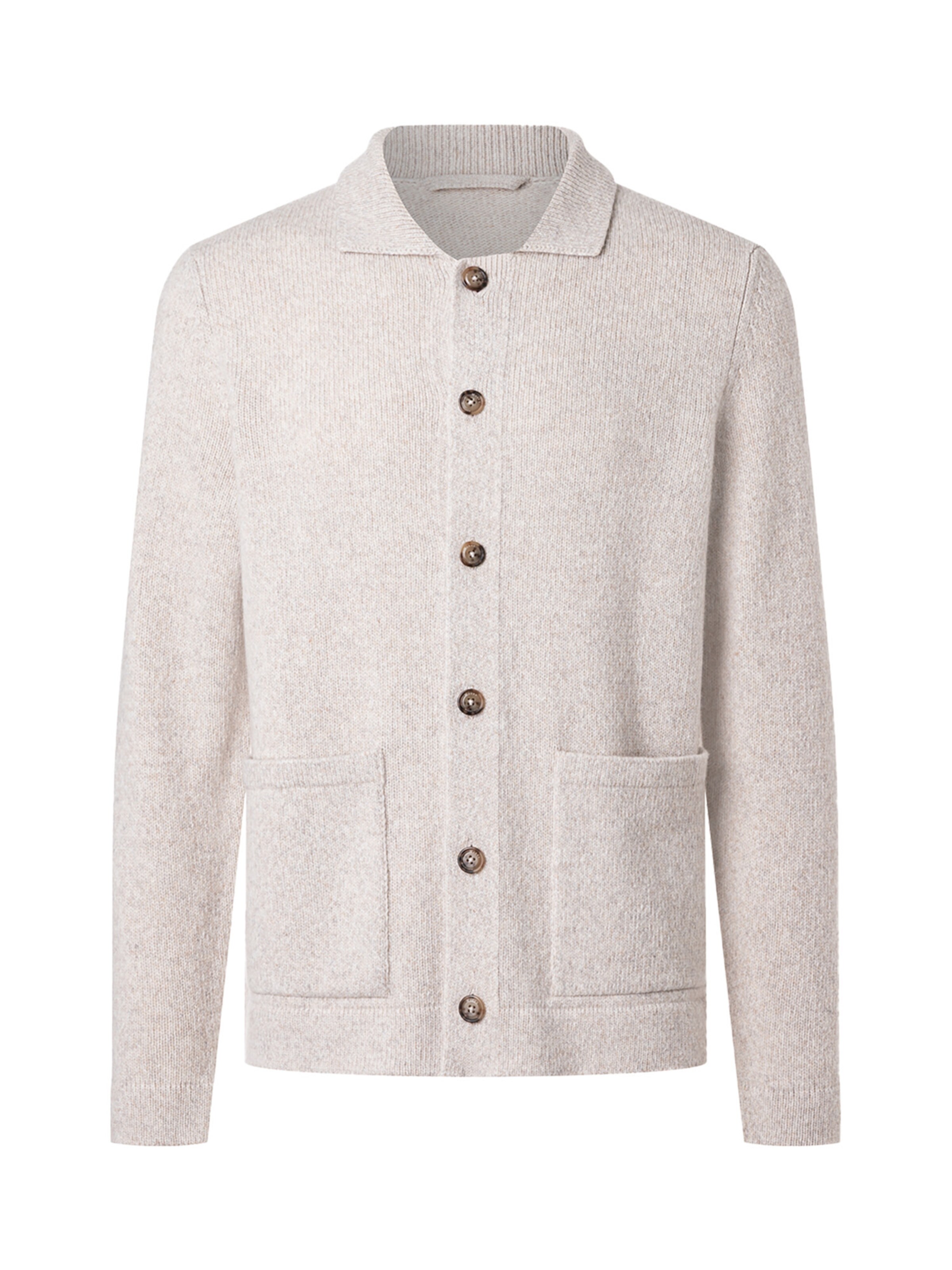 Vestes en maille MAERZ Muenchen en beige : devant