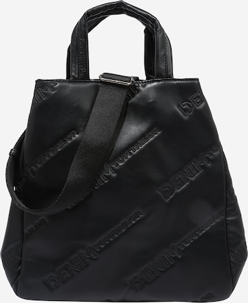 TOM TAILOR DENIM Shopper 'Nova' in Black: front