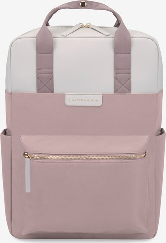 Kapten & Son Backpack 'Bergen Small Dusty Rose' in Pink: front