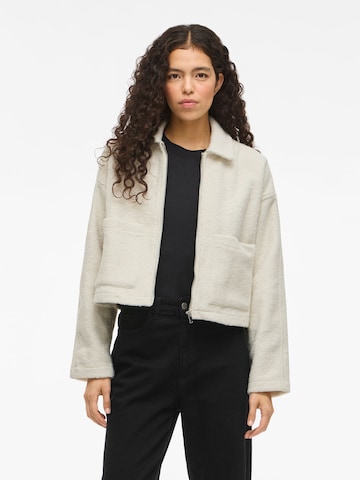 VILA Between-season jacket in White: front