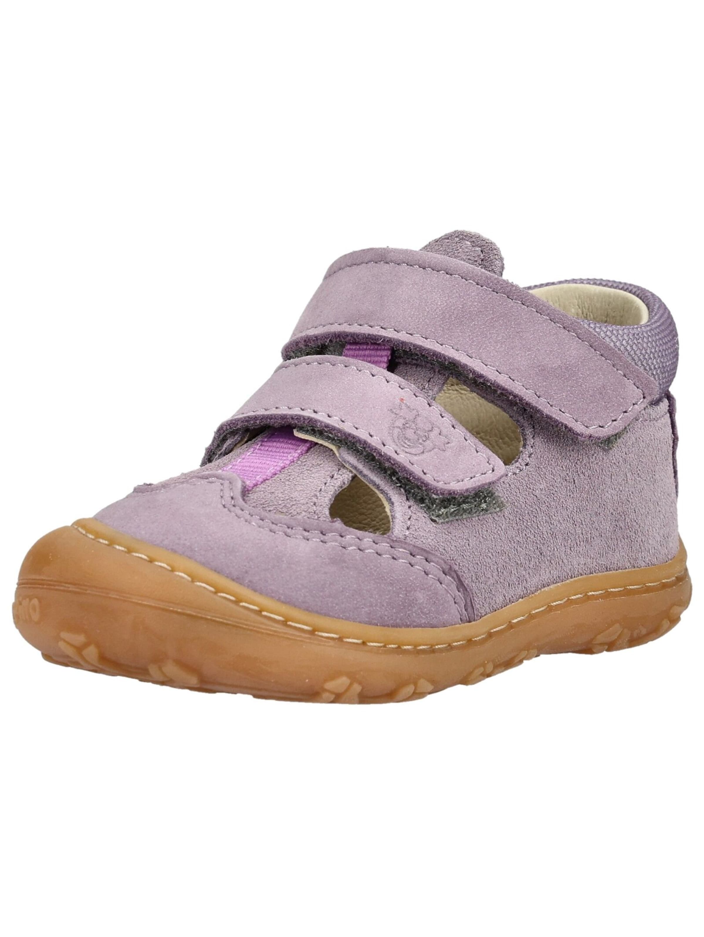 Calzatura aperta di Pepino in lilla: frontale
