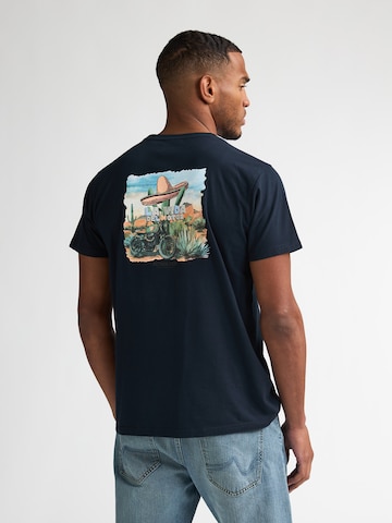 Petrol Industries T-shirt i blå: framsida