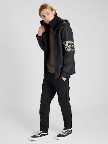 Superdry Funkcionalna jakna 'Yachter' | črna barva