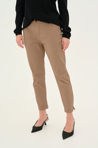 CULTURE Regular Hose 'Brita' in Beige: Vorderseite