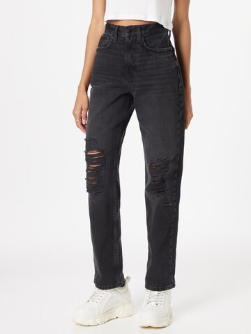 JDY Tapered Jeans 'VANJA' in Black: front