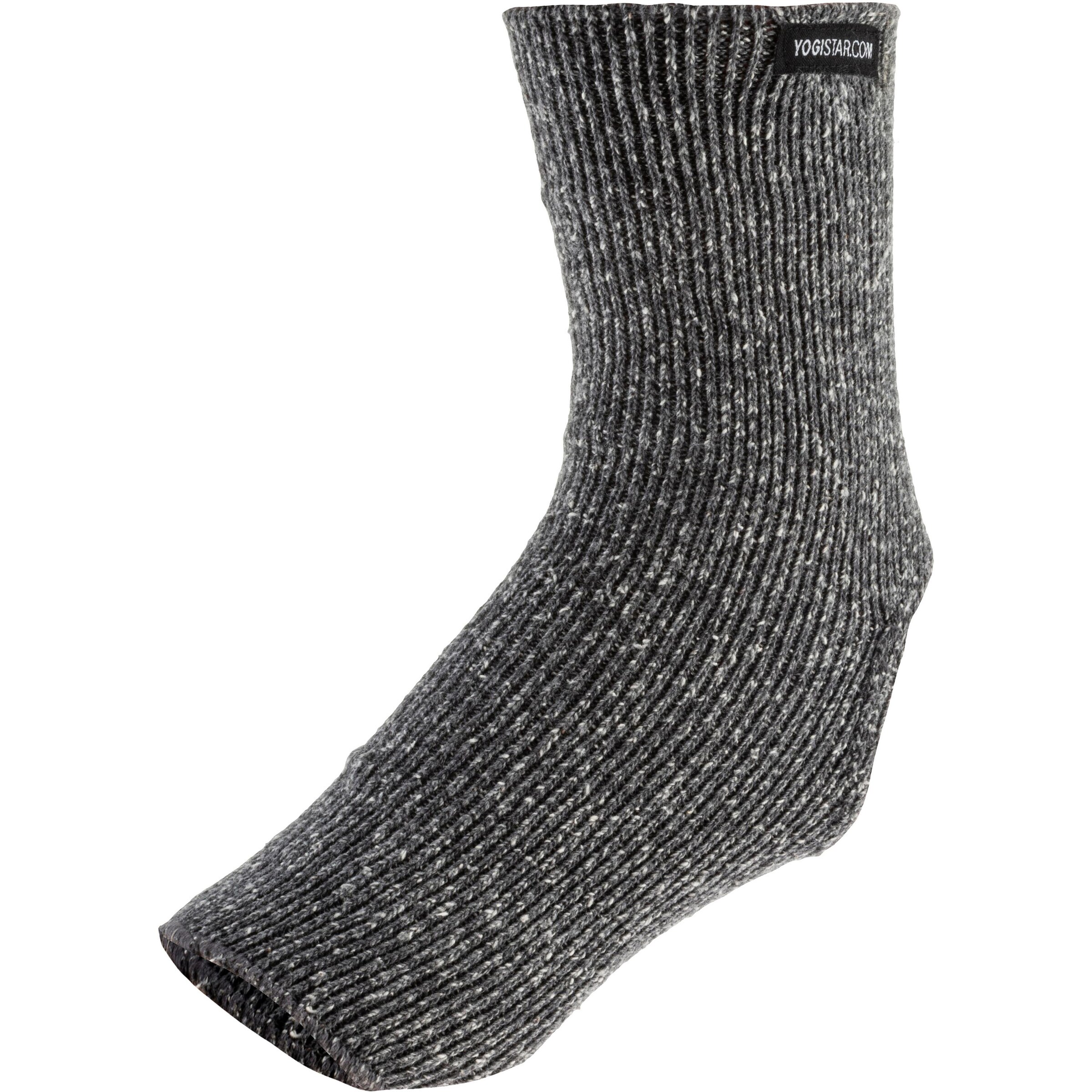 YOGISTAR.COM Sportsocken in Grau: Vorderseite