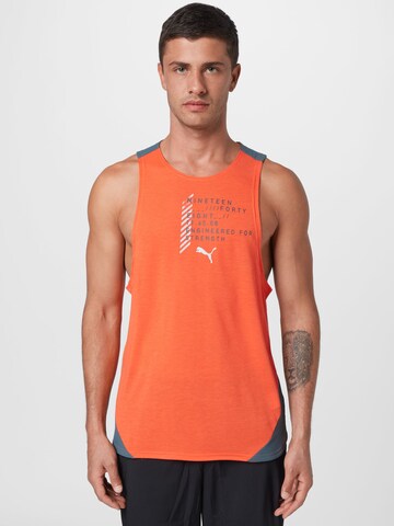 T-Shirt fonctionnel 'Everfresh' PUMA en orange : devant