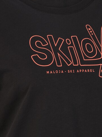 Maloja Funktionsshirt 'Marga' in Schwarz