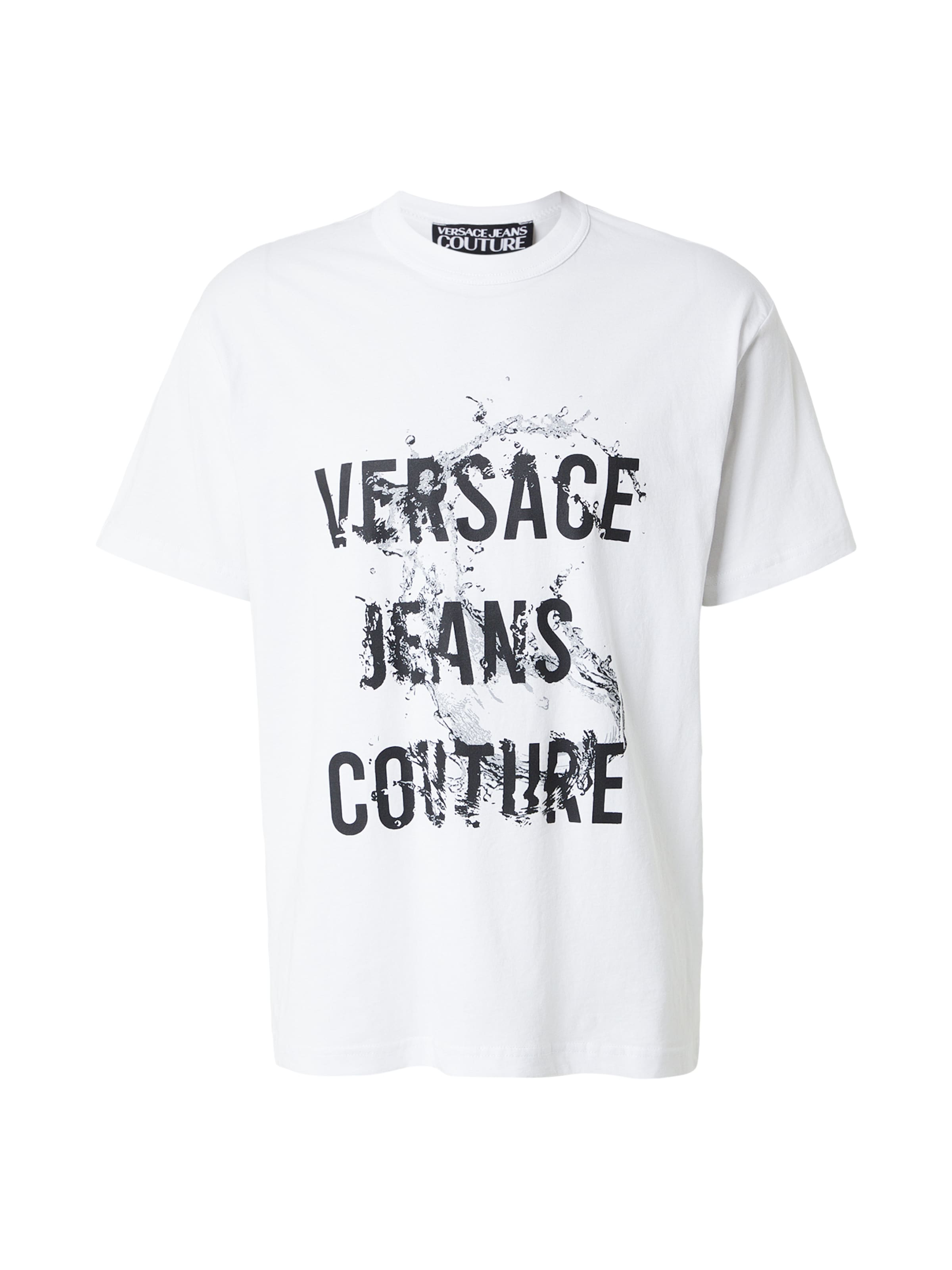Versace Jeans Couture Μπλουζάκι σε λευκό: μπροστά