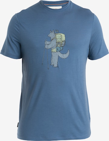 T-Shirt fonctionnel 'Tech Lite III' ICEBREAKER en bleu : devant