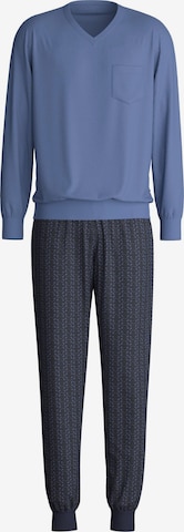 Pyjama long 'EDITION 85' CALIDA en bleu : devant