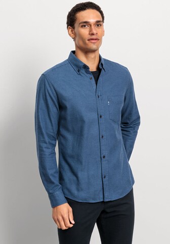 OLYMP Regular Fit Hemd in Blau: Vorderseite