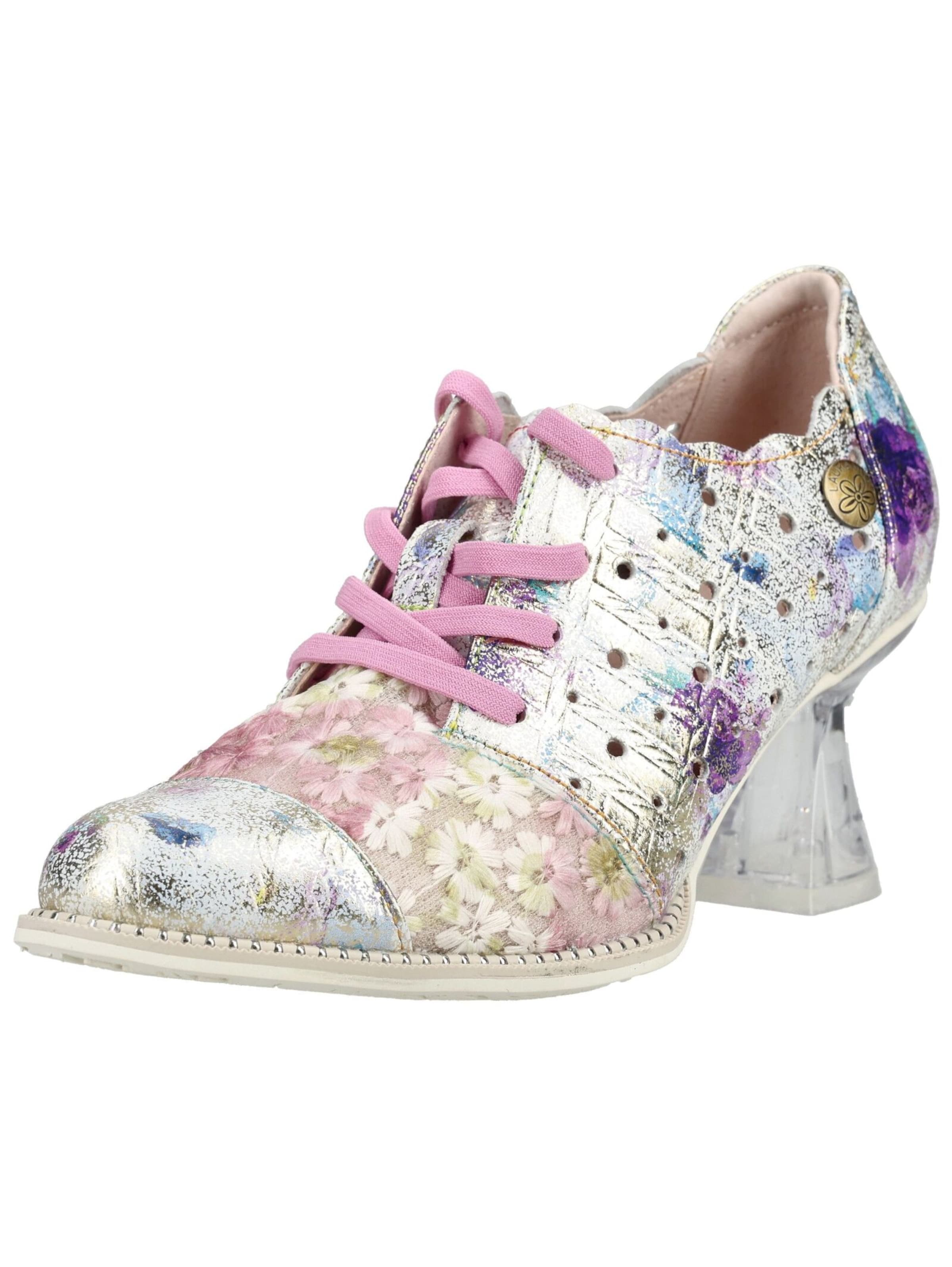 Laura Vita Pumps met hoge voorkant in Wit: voorkant