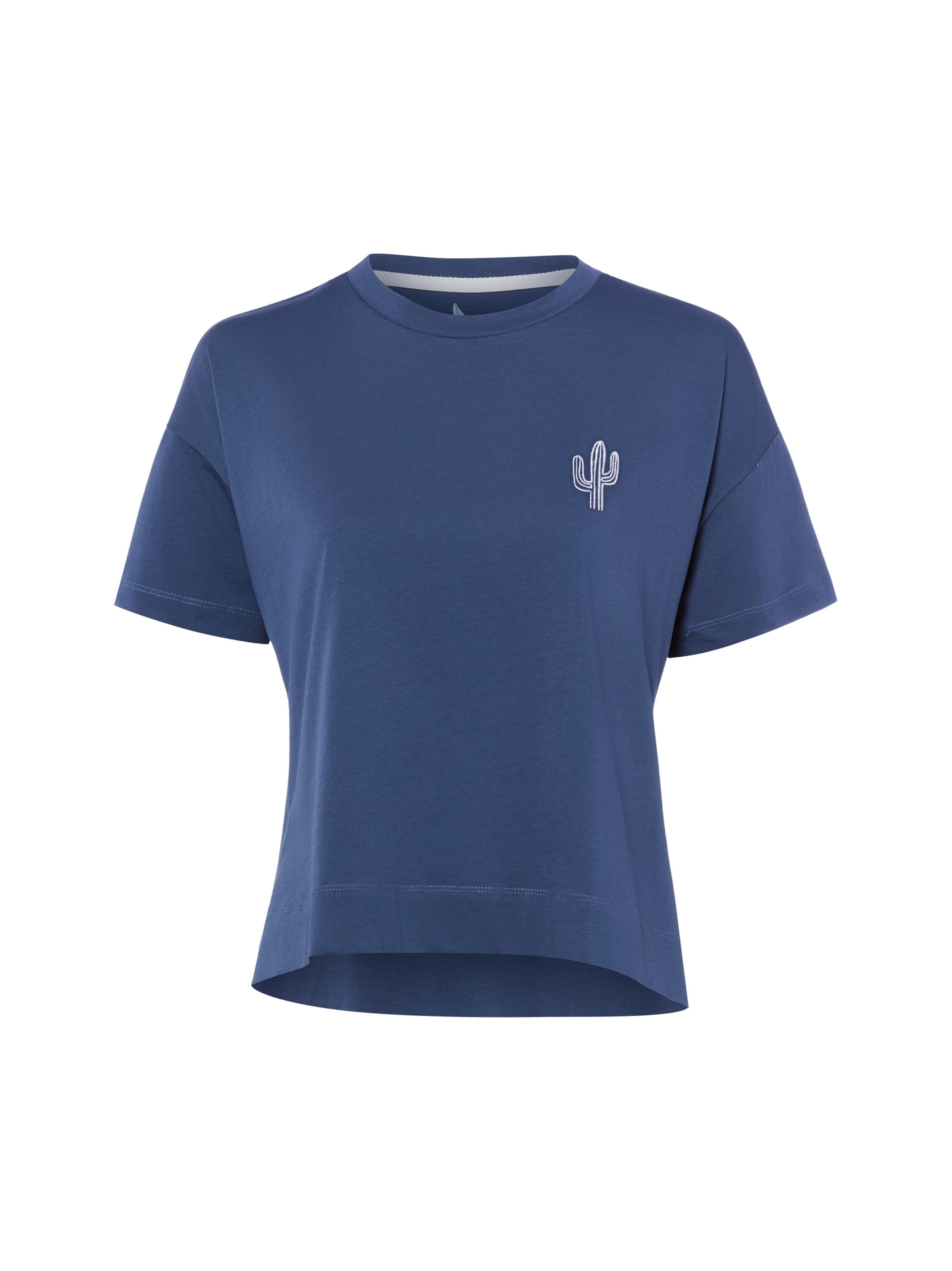 Marie Lund Shirt in Blauw: voorkant