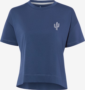 Marie Lund Shirt in Blauw: voorkant