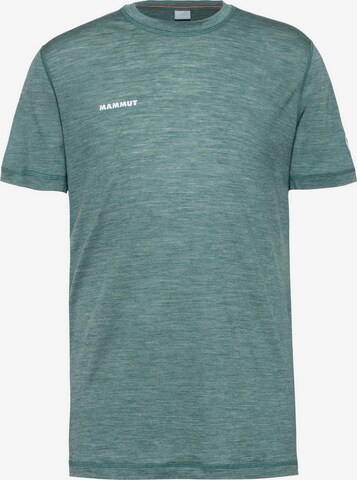 MAMMUT Performance Shirt 'Tree' in Green: front