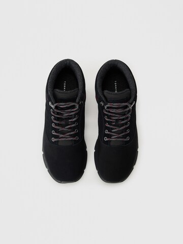 juoda TOMMY HILFIGER Auliniai batai su raišteliais