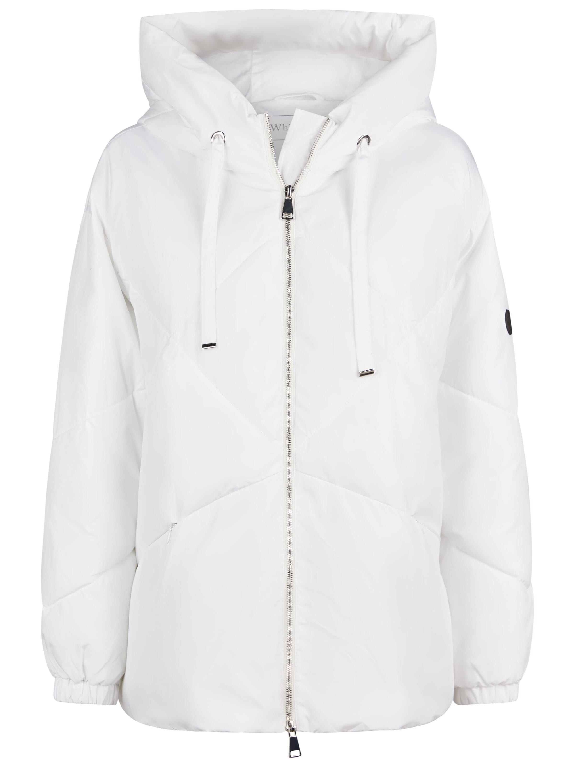 White Label Winterjas in Wit: voorkant