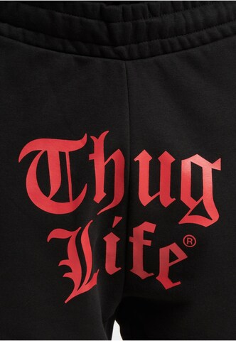 Thug Life Loosefit Sportbroek 'Thug Life Ink' in Zwart