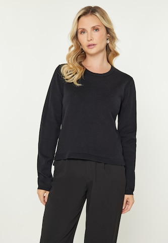 Pull-over usha BLACK LABEL en noir : devant