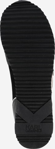 Karl Lagerfeld حذاء رياضي بلا رقبة 'VELOCITA II' بلون أسود