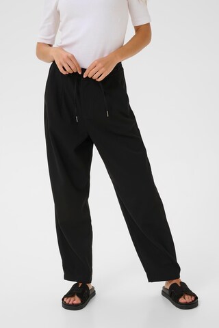 Regular Pantalon Kaffe en noir : devant